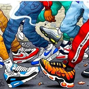 Air Max Sneaker head canvas